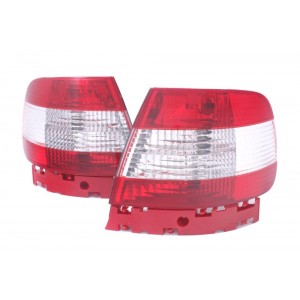 Lampy tył Audi A4 B5 Sedan - Red / White Clear LTAU10