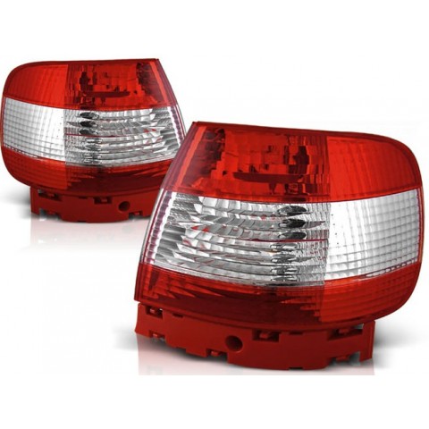 Lampy tył Audi A4 B5 Sedan - Red / White Clear LTAU10