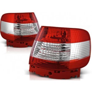 Lampy tył Audi A4 B5 Sedan - Red / White Clear LTAU10