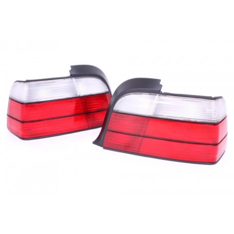 Lampy tył BMW E36 Sedan - M3-look Red/White LTBM08
