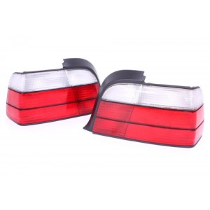 Lampy tył BMW E36 Sedan - M3-look Red/White LTBM08
