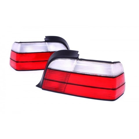 Lampy tył BMW E36 Coupe / Cabrio - M3-look Red/White DEPO LTBM05