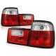 Lampy tył BMW E34 Sedan CLEAR RED / WHITE czerwono-białe LTBM25