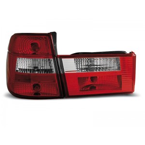 BMW E34 Touring CLEAR RED / WHITE czerwono-białe LTBM58