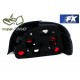 Lampy tył BMW E39 Sedan CLEAR Red / Black Smoked Dymione DEPO LTBM14