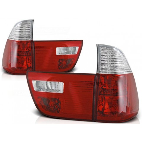 Lampy tył BMW X5 E53 Clear Red/White LTBM44