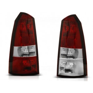 Lampy tył Ford Focus 1 - Kombi clearglass Red White LTFO11