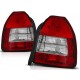 Lampy tył Honda Civic - clear Red/White 95-01 3d LTHO06