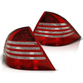 Lampy tył Mercedes S-klasa W220 red/white clear LTME16