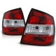 Lampy tył Opel Asta G 3/5d Clear Red / White LTOP40