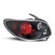 Lampy tył Peugeot 206 - Lexus Look Black - czarne LTPE06
