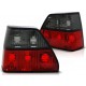 Lampy tył VW Golf 2 clear Red / Black Czerwono - Czarne FK LTVW96