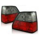 Lampy tył VW Golf 2 clear RED BLACK LTVW81