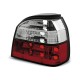 VW Golf 3 clearglass Red / White Czerwono - Białe LTVW53