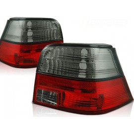 VW Golf 4 clearglass RED /BLACK LTVW85