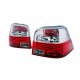 Lampy tył VW Golf 4 clear RED WHITE - czerwono / białe LTVW03 DEPO
