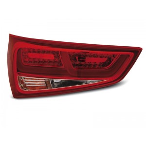 LAMPY AUDI A1 2010- Red/White LED BAR - diodowe LDAUC8