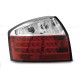 Lampy tył Audi A4 B6 Sedan - Clear Red/White Led - Diodowe LDAU27