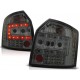 Lampy tył Audi A4 B6 Avant Kombi - Clear Black Led - Diodowe LDAU36