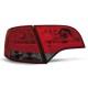 Lampy tył Audi A4 B7 Avant - Red / Black Led - Diodowe LDAU38