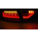 Lampy tył AUDI A5 8T 07-11 RED / WHITE LED BAR diodowe LDAUE2