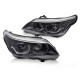 Reflektory BMW E60 / E61 LED Ringi 3D Black LPBMK4