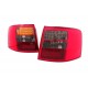 Lampy tył Audi A6 C5 Avant Red/Black LED - Diodowe czerwono-czarne LDAU40