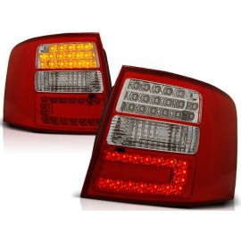 Lampy tył Audi A6 C5 Avant Red/White LED - Diodowe czerwono-białe LDAU04