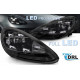Lampy przód Porsche CAYENNE - BLACK FULL LED - diodowe DRL LPPO13