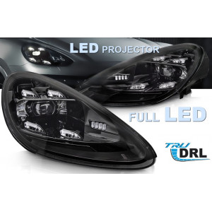 Porsche CAYENNE - BLACK FULL LED - diodowe DRL LPPO13