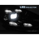 Lampy przód Porsche CAYENNE - BLACK FULL LED - diodowe DRL LPPO13