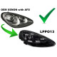 Lampy przód Porsche CAYENNE - BLACK FULL LED - diodowe DRL LPPO13