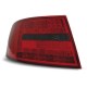 Lampy tył Audi A6 C6 Sedan - Clear Red / Black Led - Diodowe LDAU74