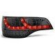 Lampy tył Audi Q7 - Clear Black Led - Diodowe LDAU59