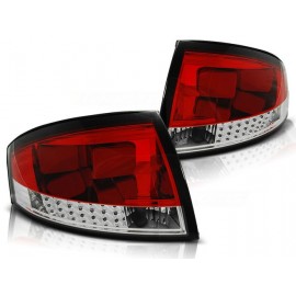 Lampy tył Audi TT 8N (1998-2006) - LED Red White - Diodowe LDAU48