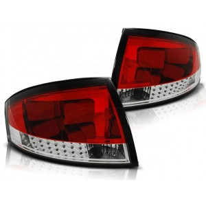Lampy tył Audi TT 8N (1998-2006) - LED Red White - Diodowe LDAU48