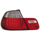Lampy tył BMW E46 Cabrio Red/White Led diodowe LDBM49