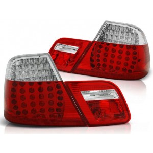 Lampy tył BMW E46 Coupe 99-03 Red / White Led - diodowe LDBM69 DEPO