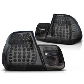 Lampy tył BMW E46 Sedan 01-05 Clear Black Smoked Led diodowe LDBM80
