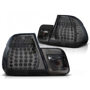 Lampy tył BMW E46 Sedan 01-05 Clear Black Smoked Led diodowe LDBM80
