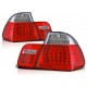 Lampy tył BMW E46 Sedan 01-05 Clear Red/White Led diodowe LDBM78