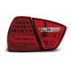 Lampy przód BMW E90 05-08 Red/White Led BAR Diodowe LDBMC7