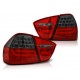 Lampy przód BMW E90 05-08 Red/Black Led BAR Diodowe LDBMC6