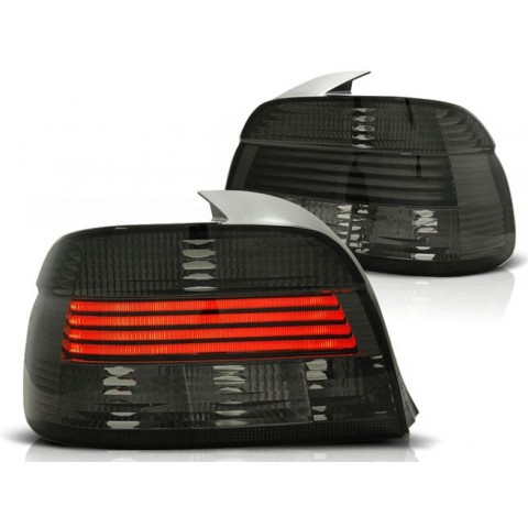 Lampy tył BMW E39 Sedan 00-03 SMOKED BLACK LED - dymione diodowe LDBM65