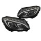Lampy przód Mercedes C-klasa W205 H7 LED DRL BLACK diodowe LPMEC6