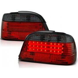 Lampy tył BMW E38 Clear White Red/Black Led Diodowe LDBM45
