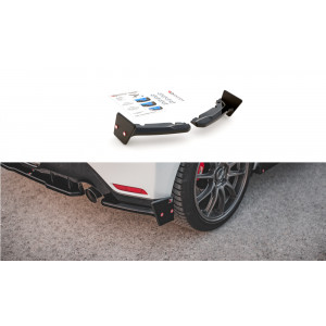 Splittery Boczne Tylnego Zderzaka (V.2) + Flapsy - Toyota GR Yaris Mk4