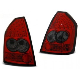 Lampy tył Chrysler 300C Sedan 05-08 RED / BLACK LED diodowe LDCH04