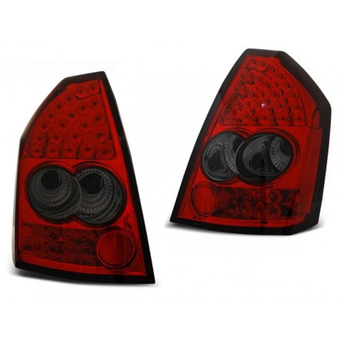Lampy tył Chrysler 300C Sedan 05-08 RED / BLACK LED diodowe LDCH04