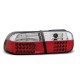 Lampy tył Honda Civic Hatchback - Red/White LED 91-95 3d LDHO01